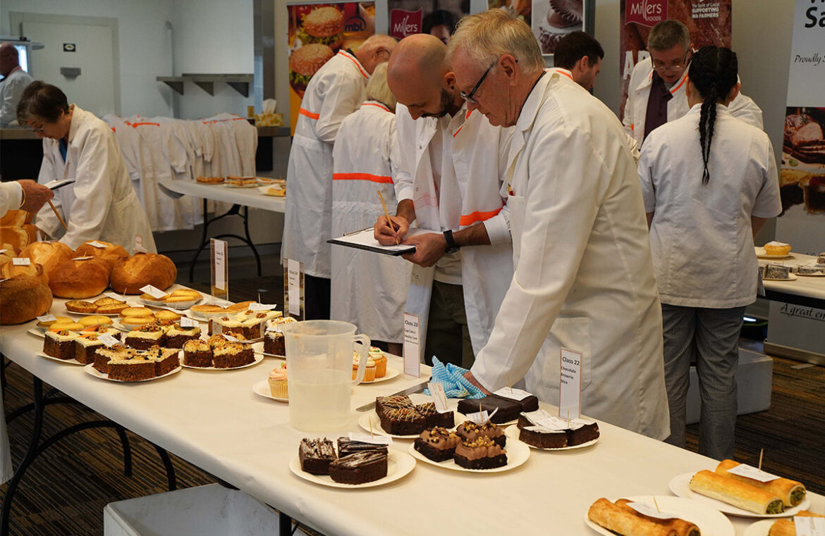 Judging at the Baking Industry Association of WA's Baking Industry Awards