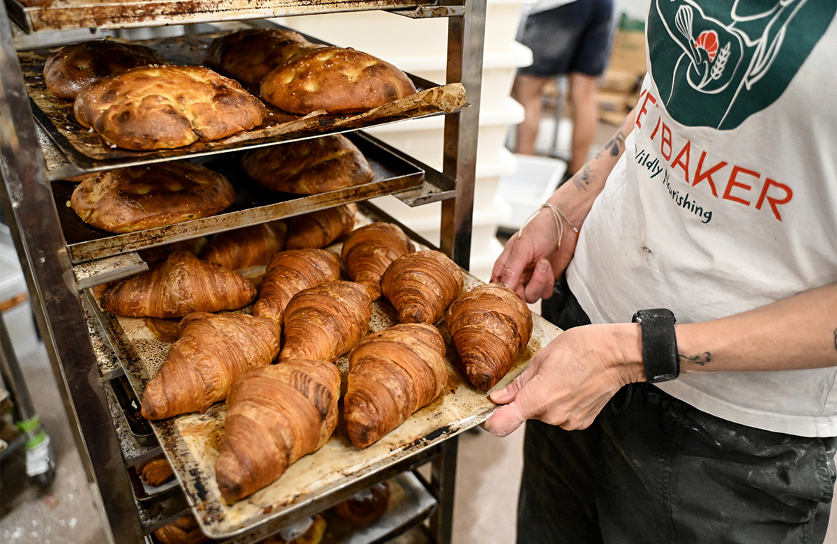 Some of the sourdough pastries at Ket Baker