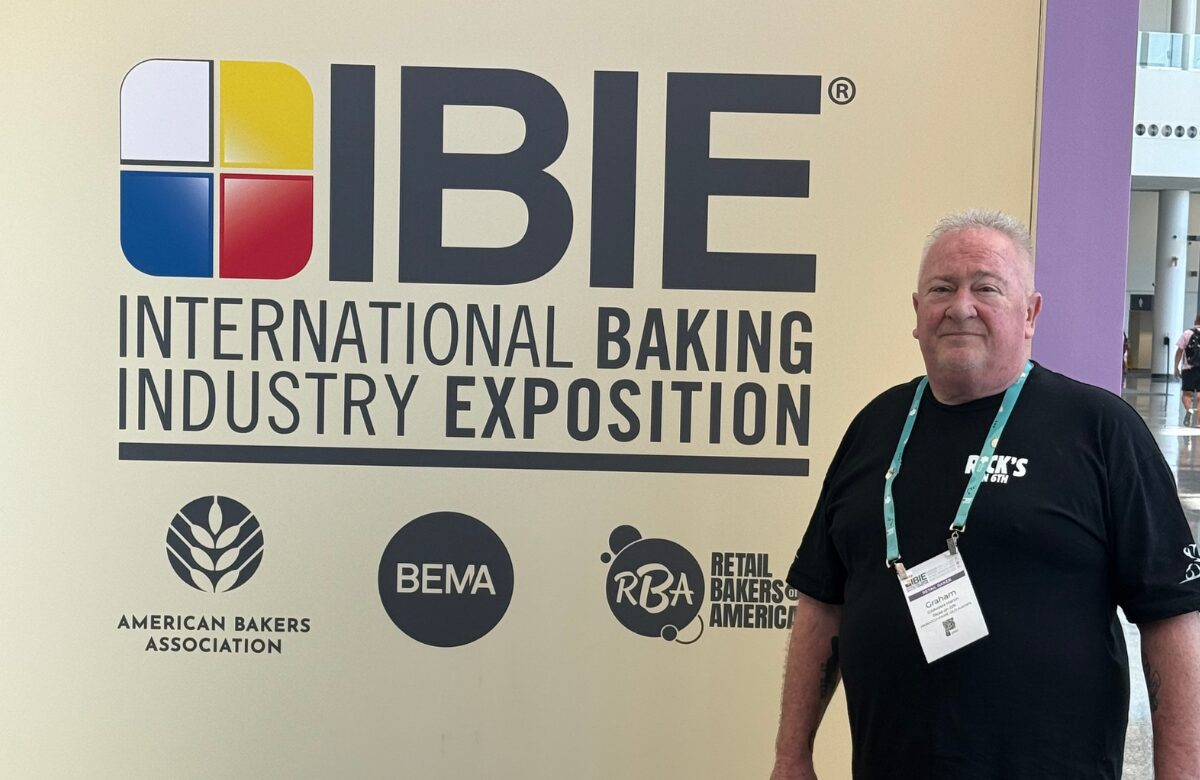 Graham at the IBIE Bread Awards