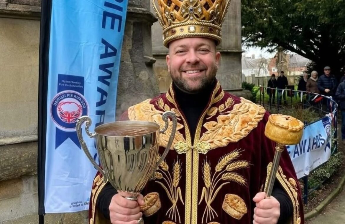Alexander Fleming from Baldy's Pies was crowned Supreme Champion at the 18th Annual British Pie Awards 2026 for his Chicken Kiev pie