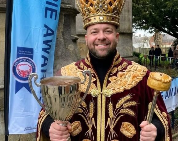 Alexander Fleming from Baldy's Pies was crowned Supreme Champion at the 18th Annual British Pie Awards 2026 for his Chicken Kiev pie