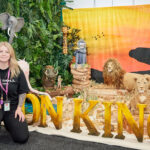 Leah Walter with her Lion King Battle of Sugar Giants Exhibit