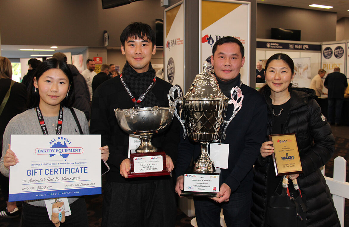 Buddy Bakery Melton claimed the title for Australia's Best Pie at the 2025 Baking Industry Trade Show