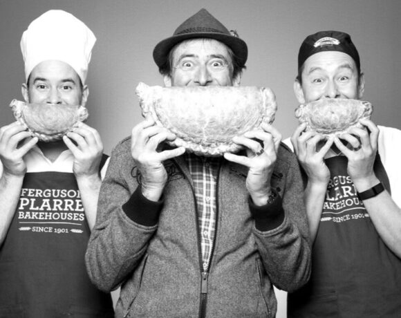 Ralph Plarre (centre) with his sons Steve and Mike. The business will celebrate 125 years this year