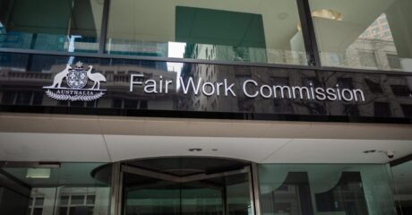 A Fair Work Commission full bench has affirmed that small businesses have the same obligations as large employers when consulting over redundancies. Pictured is the signage that says Fair Work Commission on the front of a building.