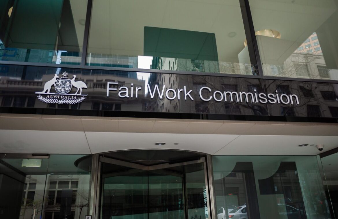 A Fair Work Commission full bench has affirmed that small businesses have the same obligations as large employers when consulting over redundancies. Pictured is the signage that says Fair Work Commission on the front of a building.