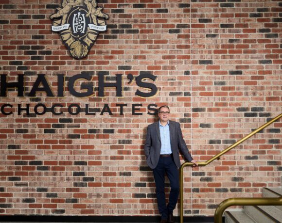 Haigh's Chocolates CEO Peter Millard. The brand will open its first Brisbane store later this month