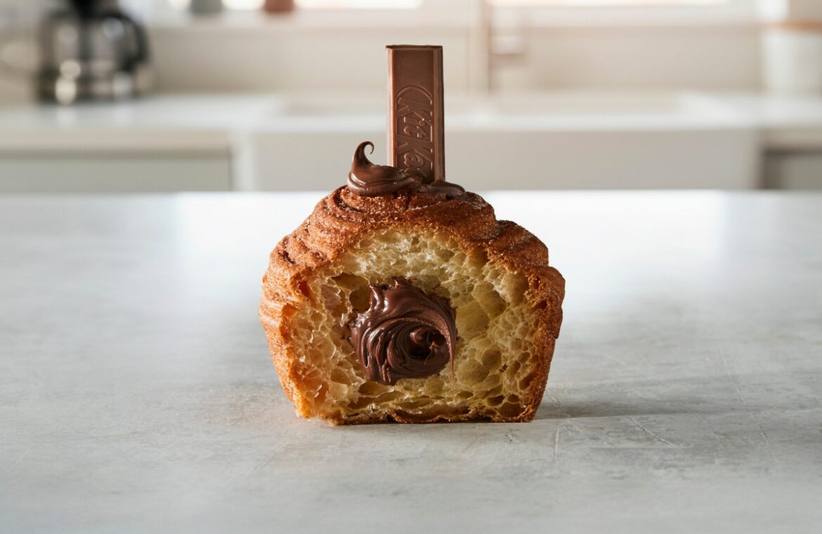 The Bakers Delight KitKat Cruffin