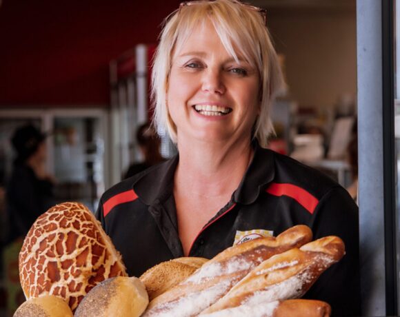 Dayboro Bakery co-owner Amanda MacDonald is calling for bakeries to help fundraise for Nepal