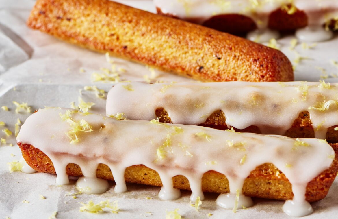 Lemon drizzle financiers by Natalia Paull