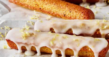 Lemon drizzle financiers by Natalia Paull