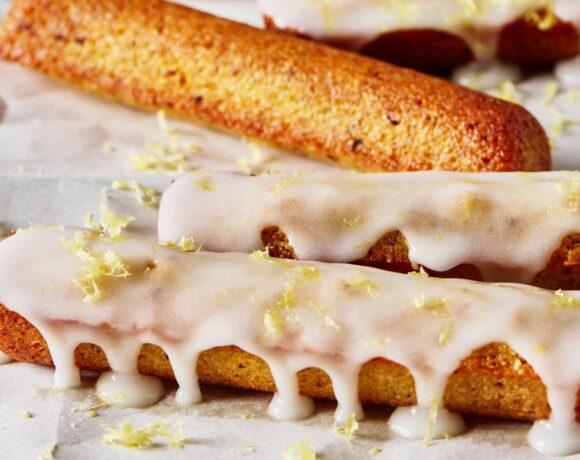 Lemon drizzle financiers by Natalia Paull