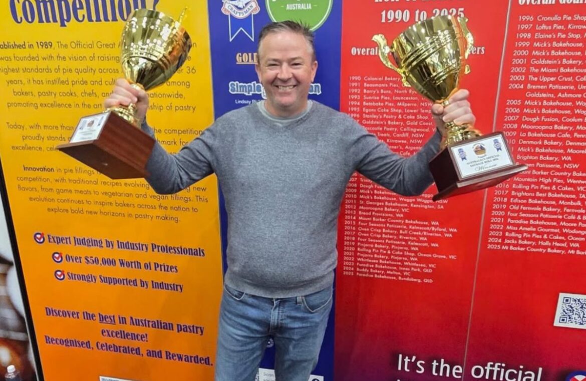 Orange Spot Bakery has made Official Great Aussie Pie Competition history