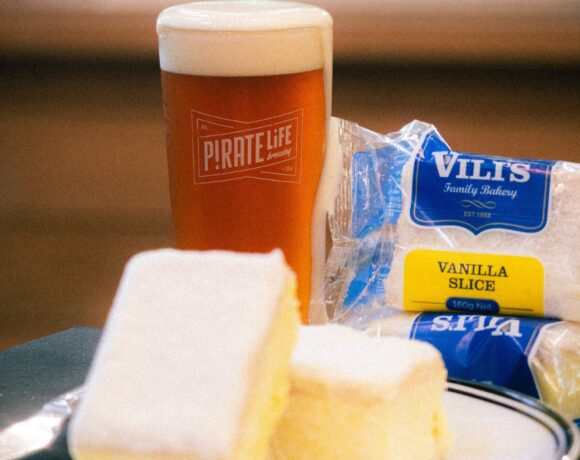 A new collaboration between Vili's Family Bakery and Pirate Life Brewing will see a vanilla slice-inspired beer be released