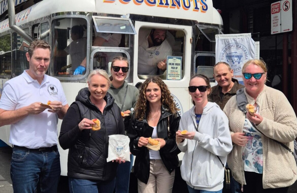 The Sydney J Packham and Arthur E Denison regional winners enjoyed a tour of Melbourne's best bakeries before the awards