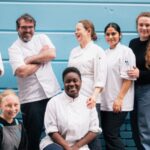 Alex Charasse and some of the Almost French team