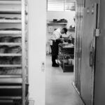 Kun Du baking at Piece of Cake Bakery, which was named Champion Australian Bakery at the Melbourne Royal Food Awards