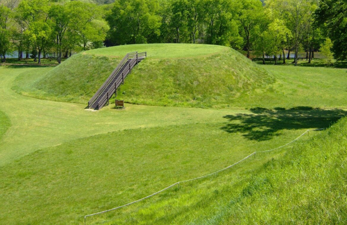 The Etowah mounds in the US
