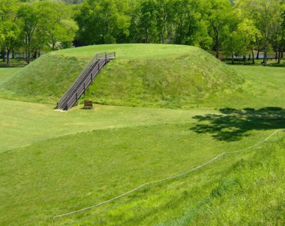 The Etowah mounds in the US