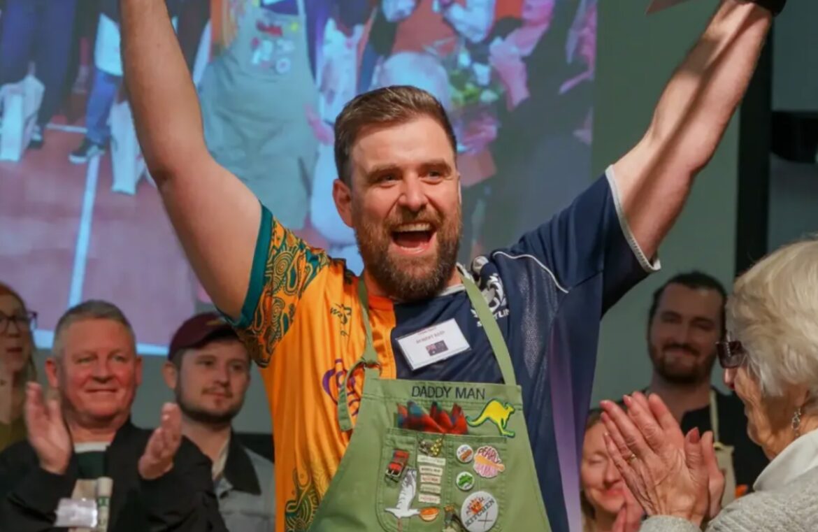Rob Reid claimed the specialty title at the World Porridge Making Championships with his cannoli-inspired creation